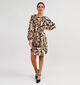 Vero Moda Martha Bruine Korte jurk voor dames (344079)