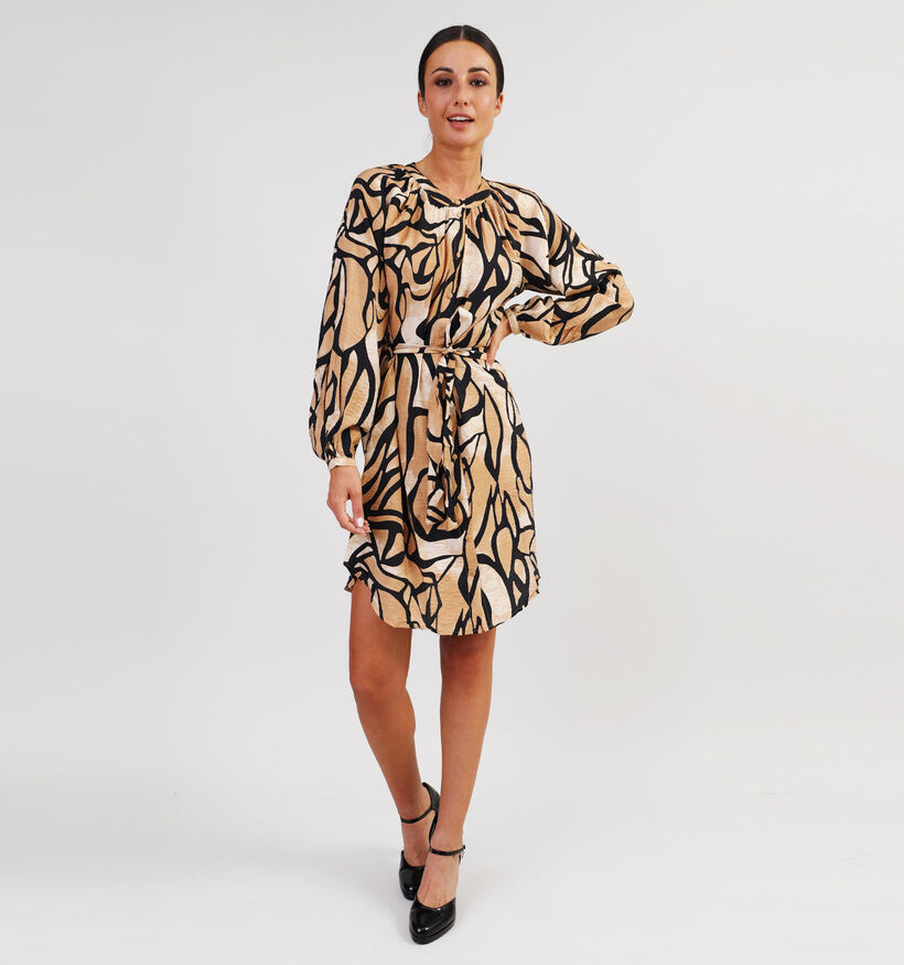 Vero Moda Martha Bruine Korte jurk voor dames (344079)