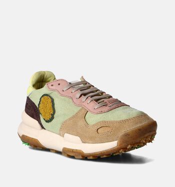 Satorisan Sneakers Roze/Groen
