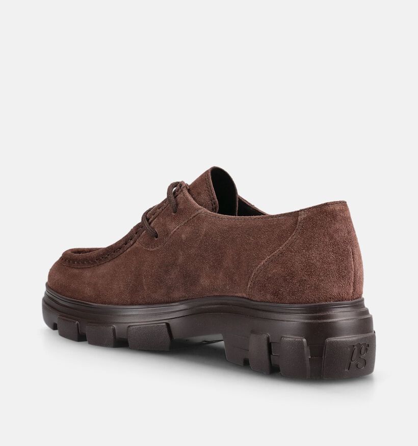 Paul Green Donkerbruine Mocassins voor dames (379776)