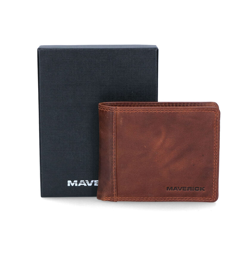 Maverick Bruine Portefeuille voor heren (358807)
