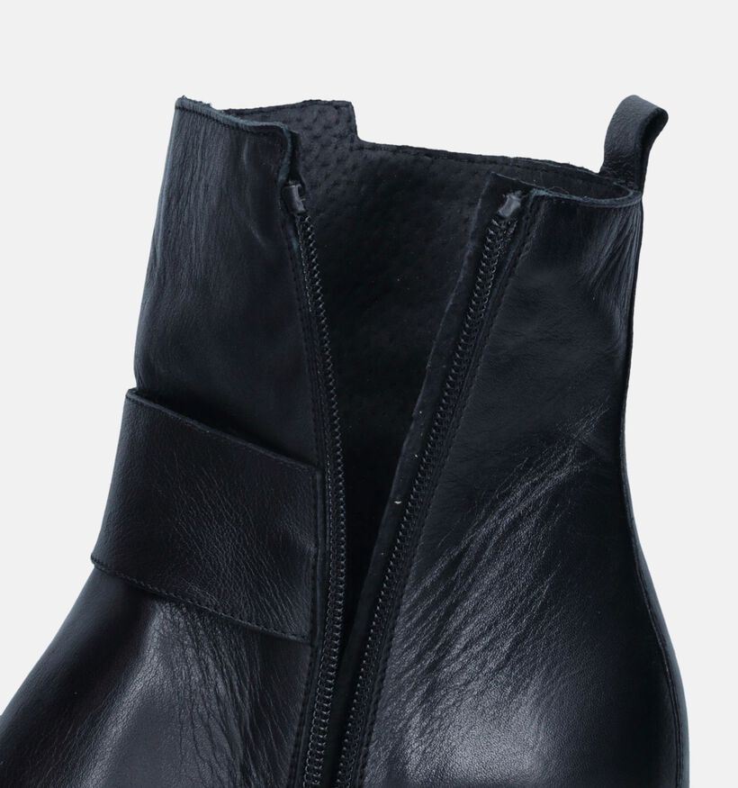 Sweet Lemon Pirlou Zwarte Enkellaarzen voor dames (349255)
