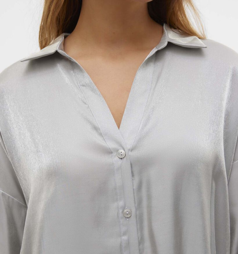 Vero Moda Queeny Chemise en Argent pour femmes (349060)