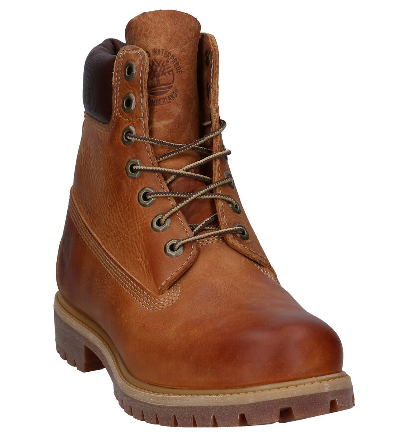 Timberland Heritage 6 IN Premium Bottines en Marron pour hommes (328643)