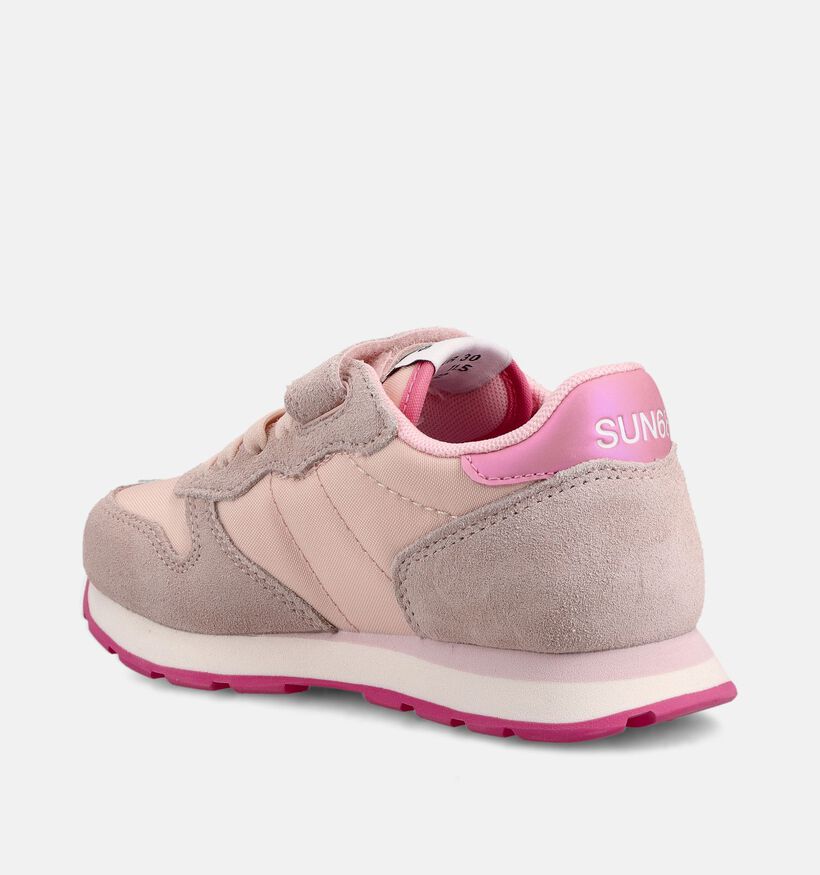 Sun68 Ally Roze Lage Sneakers voor meisjes (369057) - geschikt voor steunzolen