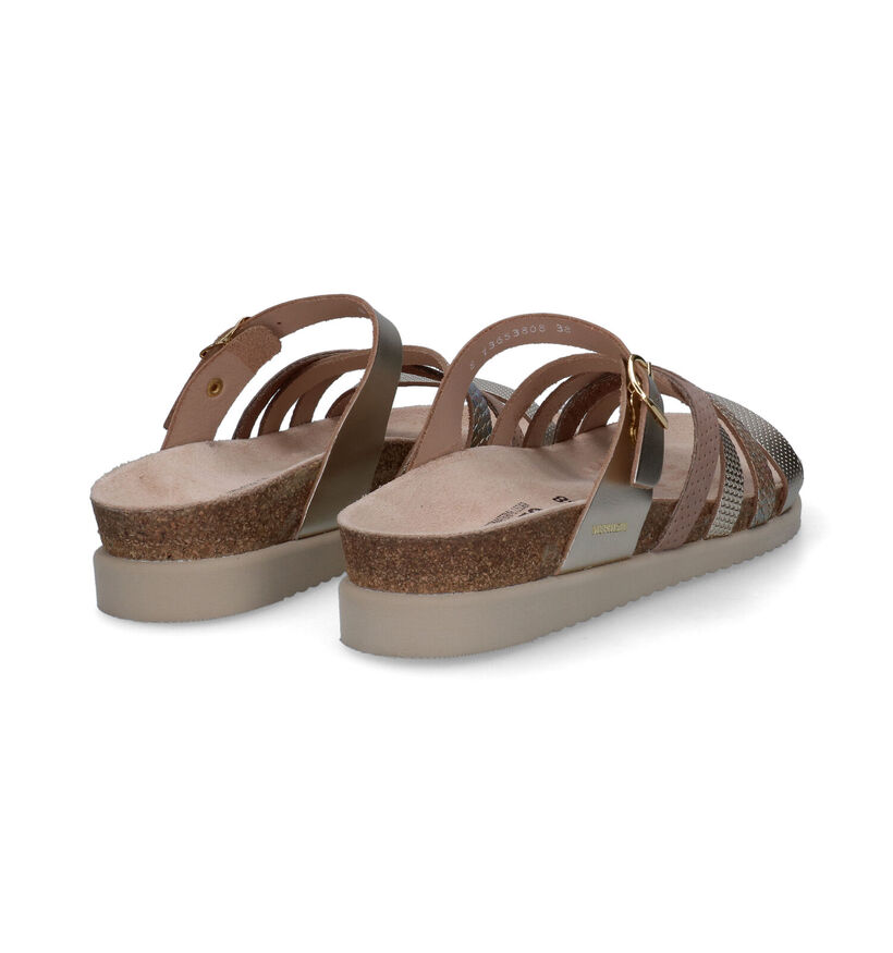 Mephisto Huleda Zwarte Slippers in leer (323484)