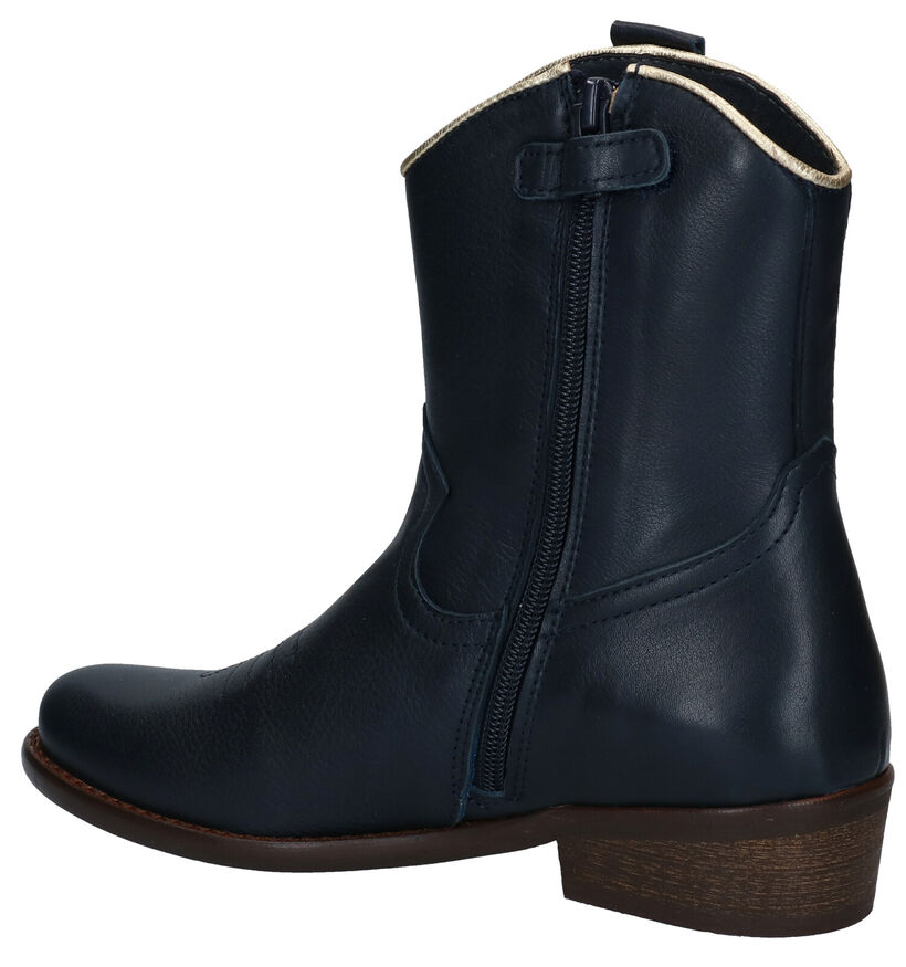 CKS Carina Blauwe Westen Laarsjes in leer (286718)