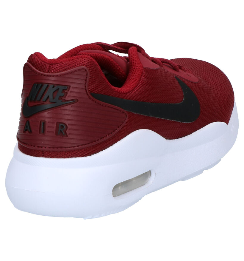 Nike Air Max Oketo Baskets en Bordeaux en textile (254040)