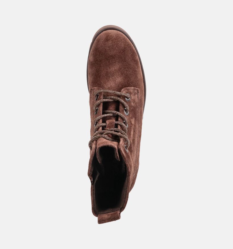 Gabor Boots en Marron pour femmes (380064) - pour semelles orthop&eacute;diques