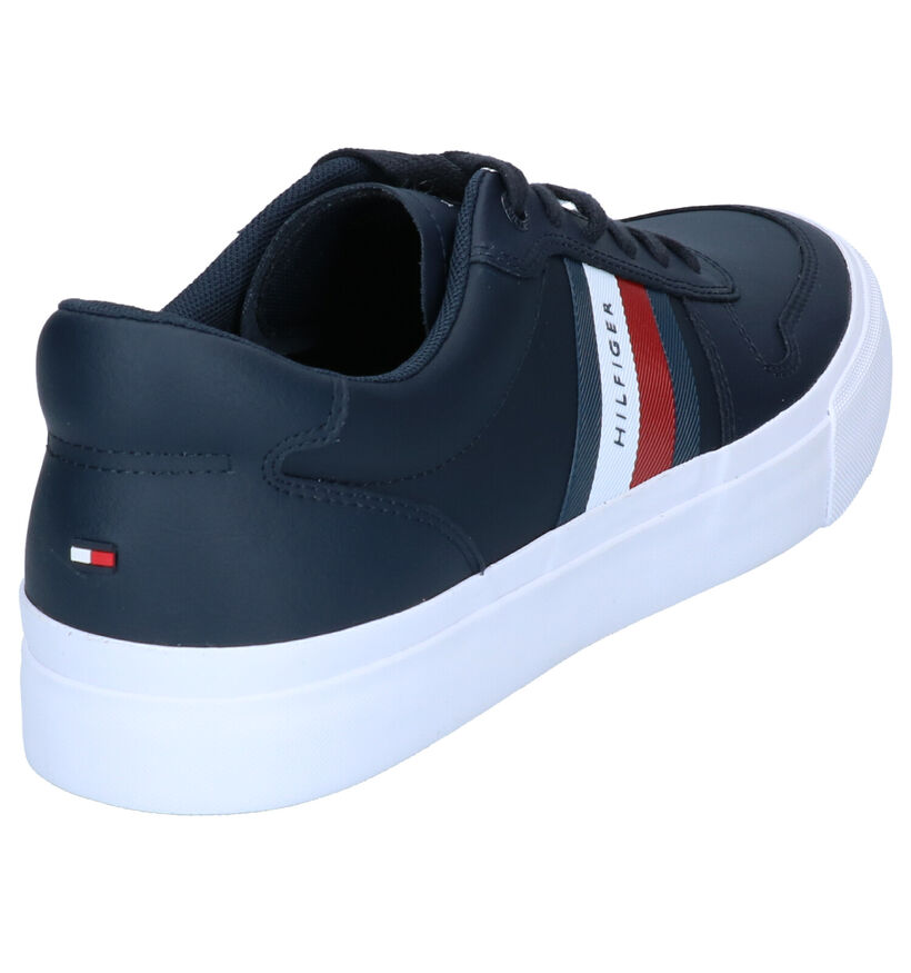 Tommy Hilfiger Core Baskets en Bleu en cuir (293054)