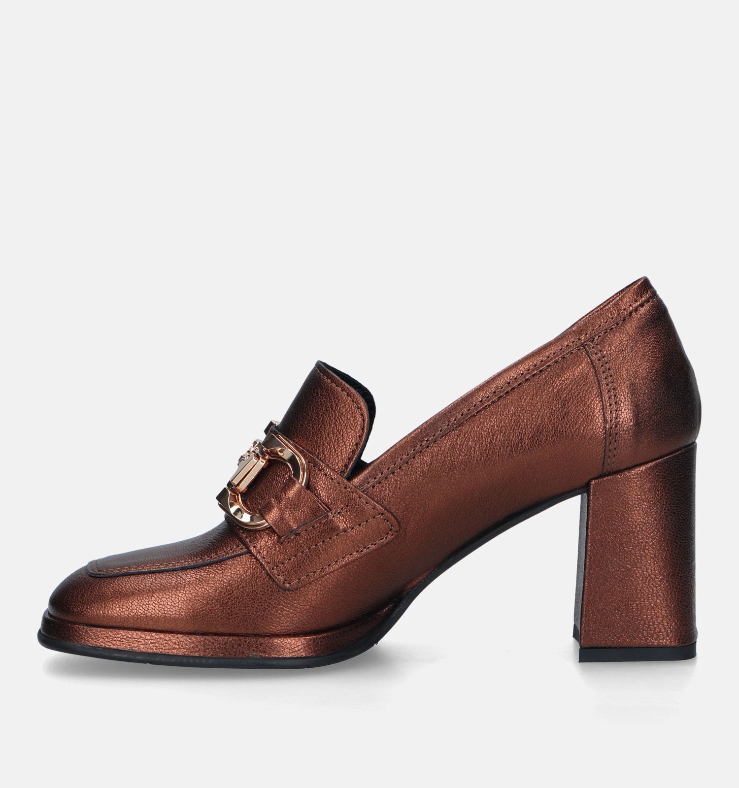 Mocassins met hak new arrivals
