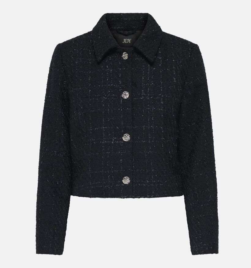 JDY Denver Donkerblauwe Bouclé Jasje voor dames (362429)
