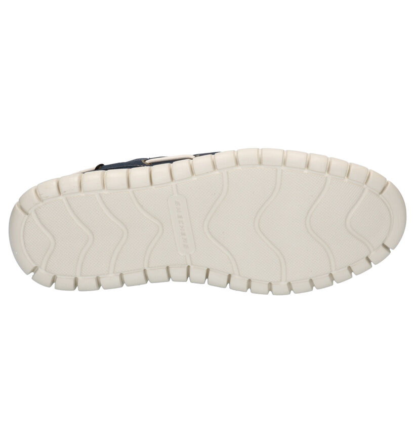 Skechers Blauwe Bootschoenen in stof (272811)