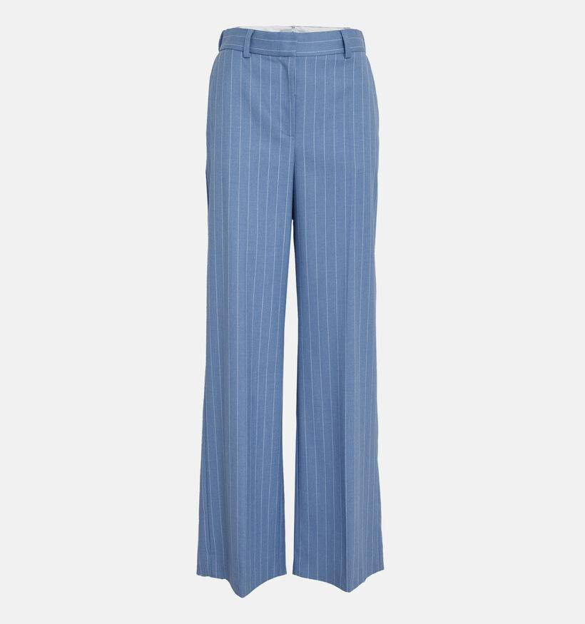 Minus Odelia Mid Waist Pantalon classique en Bleu pour femmes (371813)