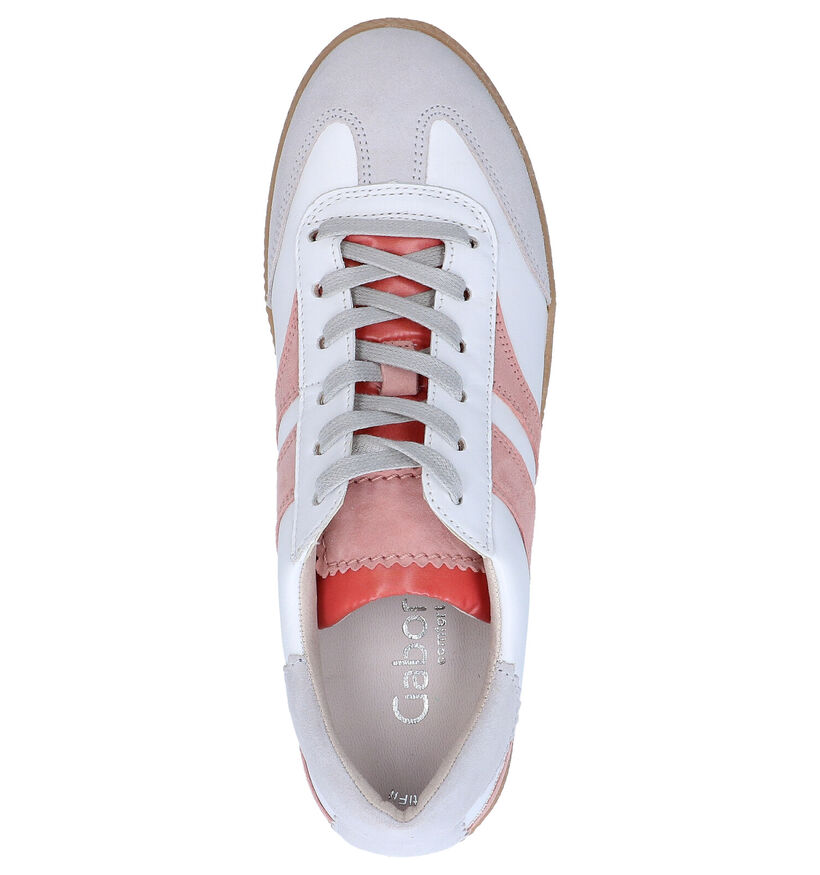 Gabor OptiFit Chaussures à lacets en Blanc en cuir (271762)