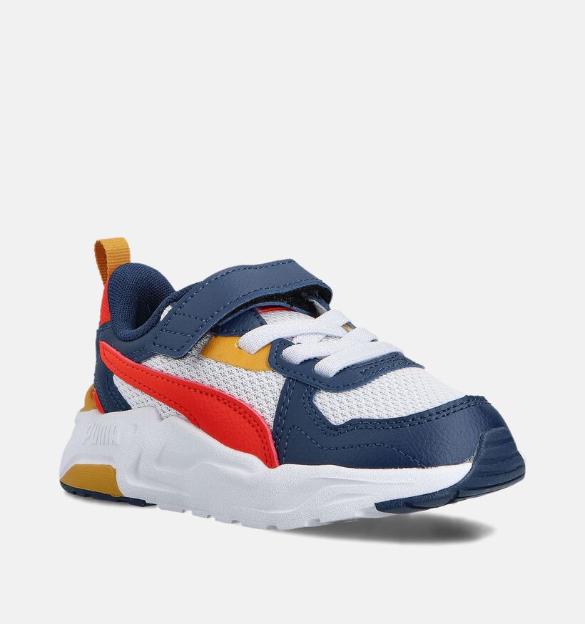 Puma Trinity Lite Witte Sneakers voor jongens, meisjes (359184) - geschikt voor steunzolen