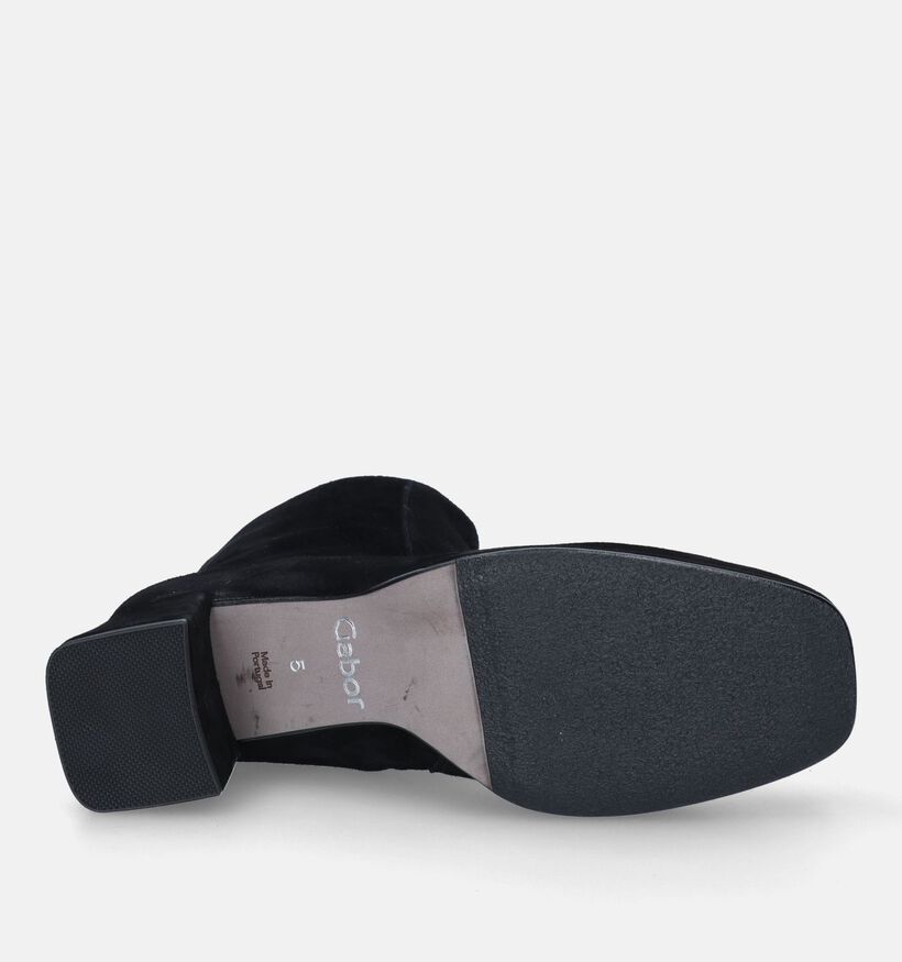 Comfort Bottines &agrave; talons en Noir pour femmes (332501)