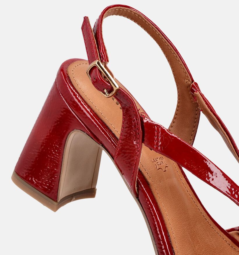 Tamaris Sandales &agrave; talons en Rouge pour femmes (371759)