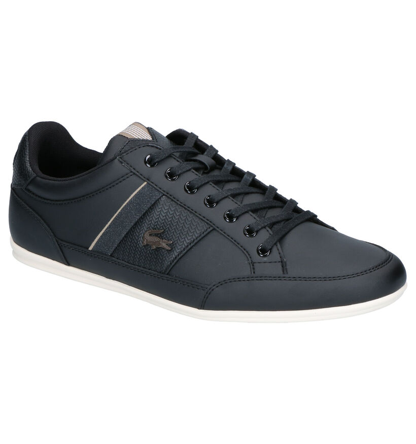 Lacoste Chaymon Chaussures basses en Noir en cuir (253439)