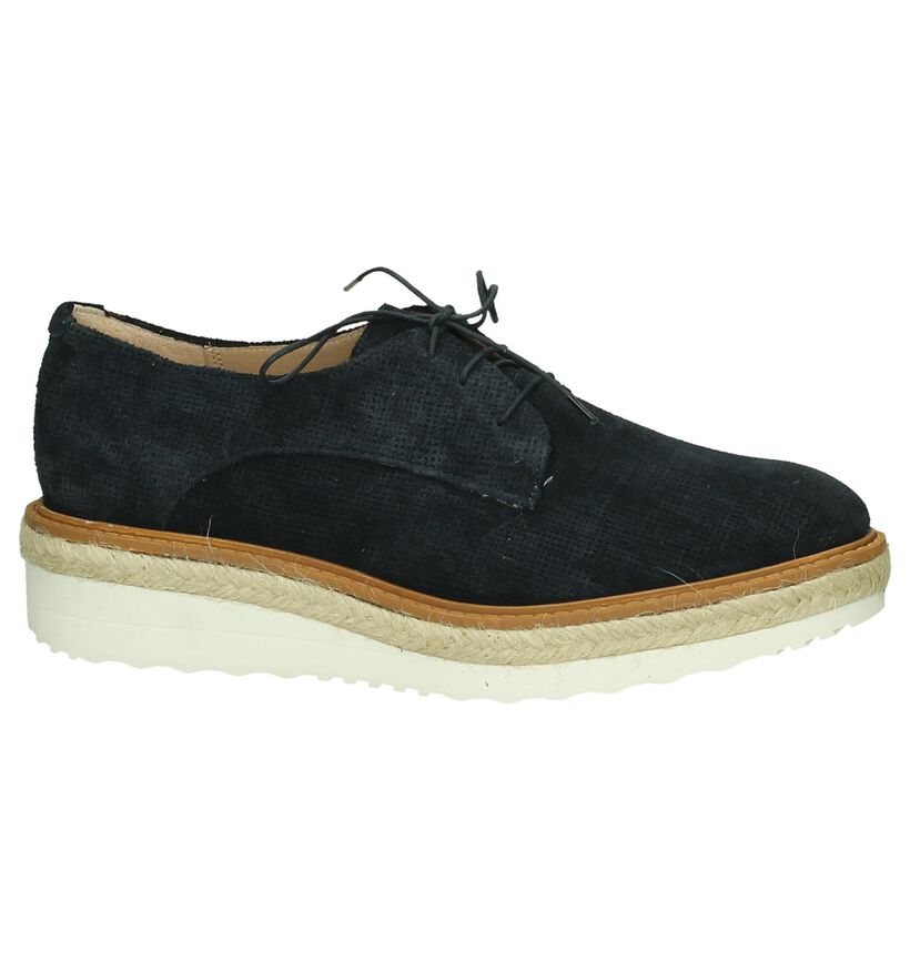 Hampton Bays Chaussures à lacets en Bleu foncé en nubuck (190599)