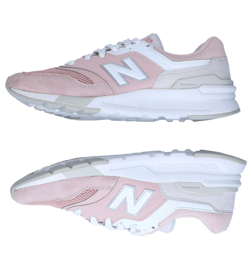 New Balance CW997 Baskets en Vert kaki pour femmes (301899) - pour semelles orthopédiques