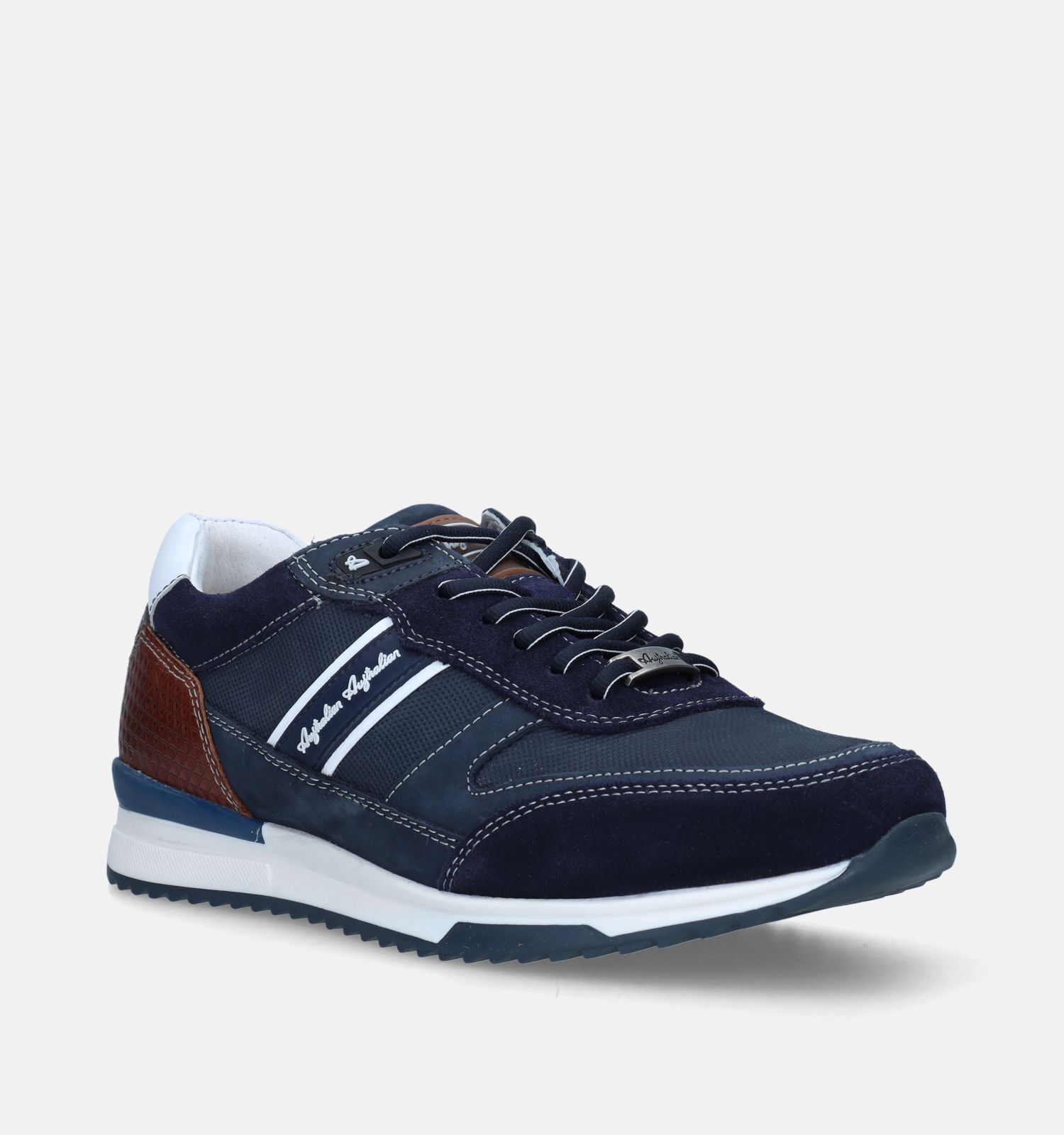 Australian Filmon Blauwe Veterschoenen Heren Lage schoenen Online op TORFS.BE