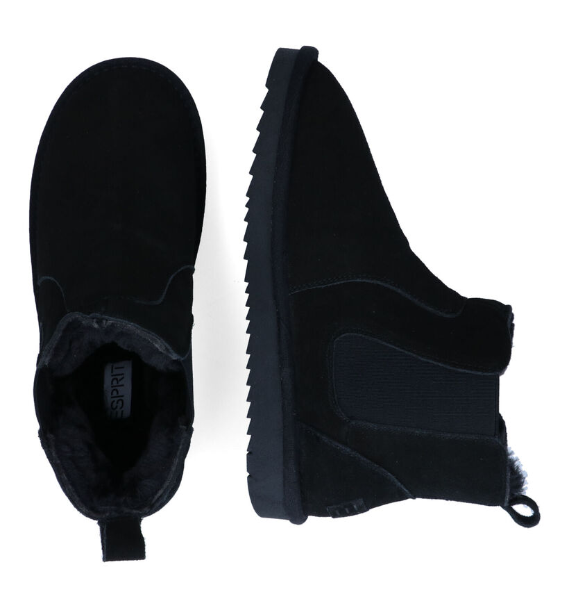 Esprit Zwarte Chelsea Boots in nubuck (295285)