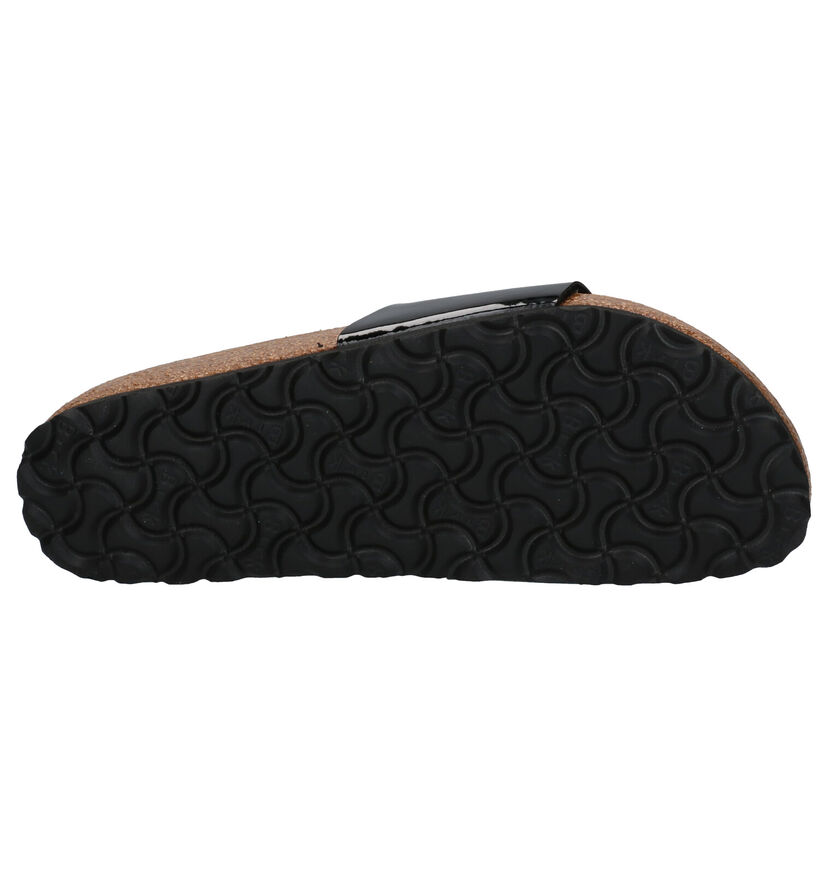 Birkenstock Madrid Rode Slippers in kunstleer (322644)