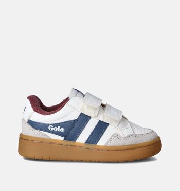 Chaussures à scratch blanc