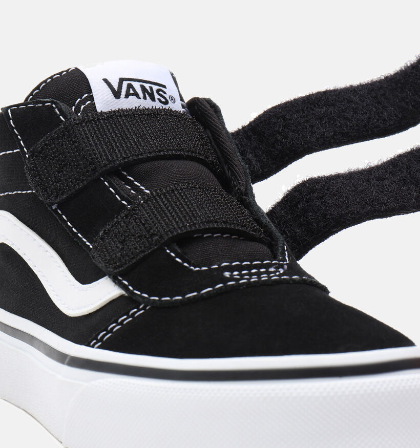 Vans Ward Mid Baskets de skate en Noir pour filles, garçons (347739)
