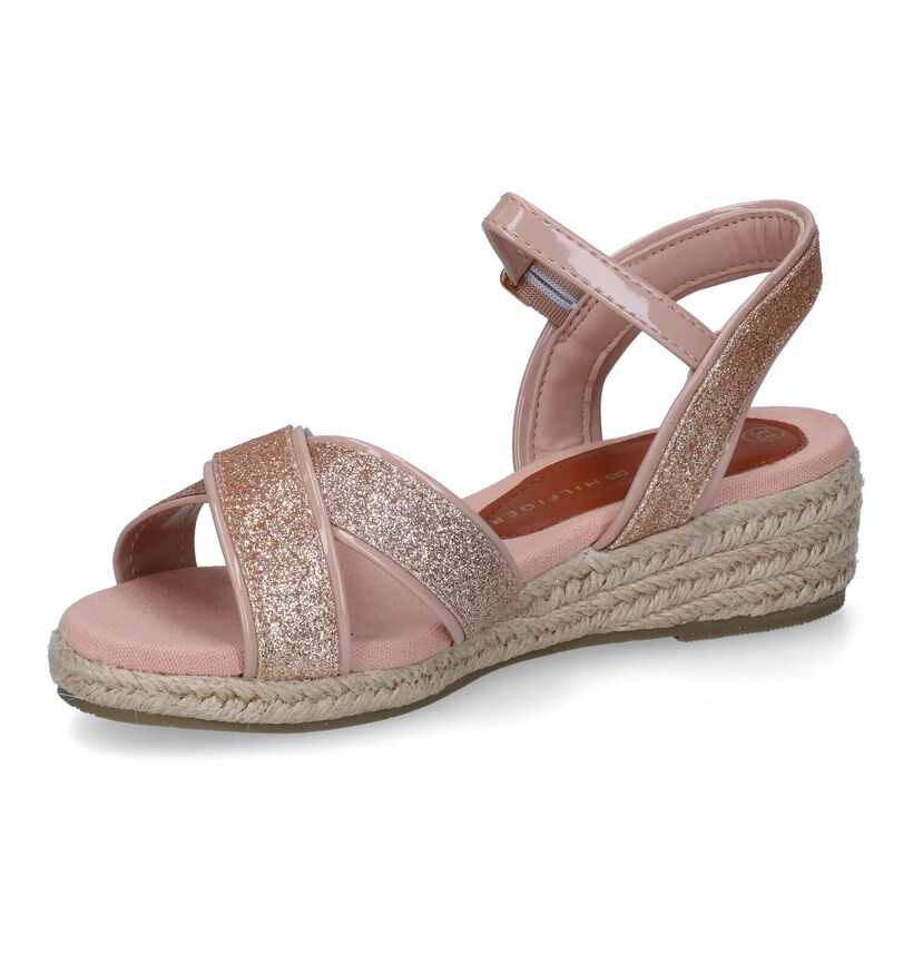 Tommy Hilfiger Sandales en Or rose pour filles (303917)