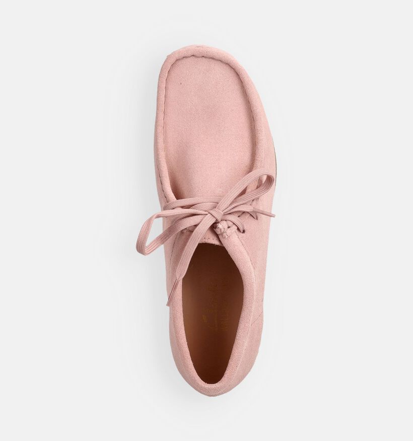 Clarks Wallabee Evosh Chaussures &agrave; lacets en Pastel pour femmes (370563) - pour semelles orthop&eacute;diques