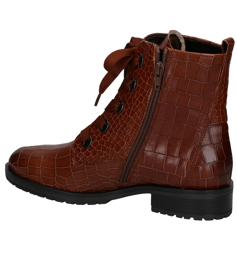 Gabor OptiFit Cognac Boots in leer (282298)