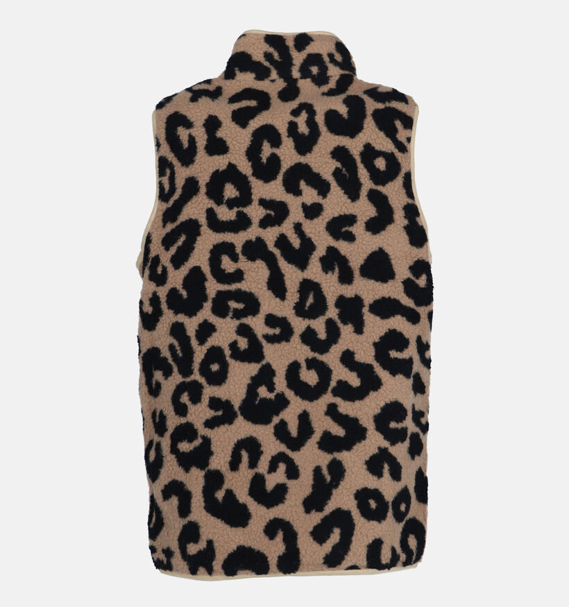 Dolce C. Bruine Fluffy Bodywarmer voor dames (358611)