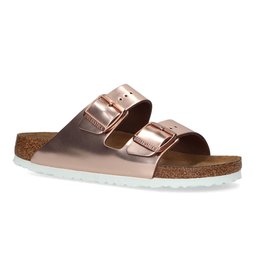 Birkenstock Arizona Bruine Slippers voor dames (337960)