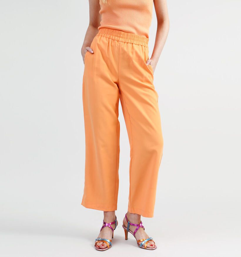 Vero Moda Carmen Pantalon large en Orange L30 pour femmes (323867)