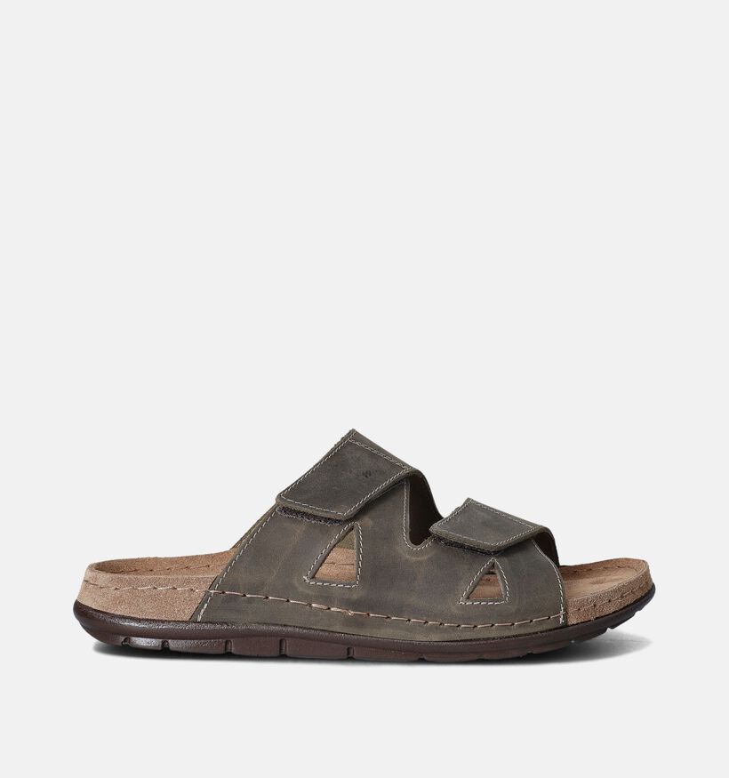 Rohde Nu-pieds casual en Vert kaki pour hommes (358409)