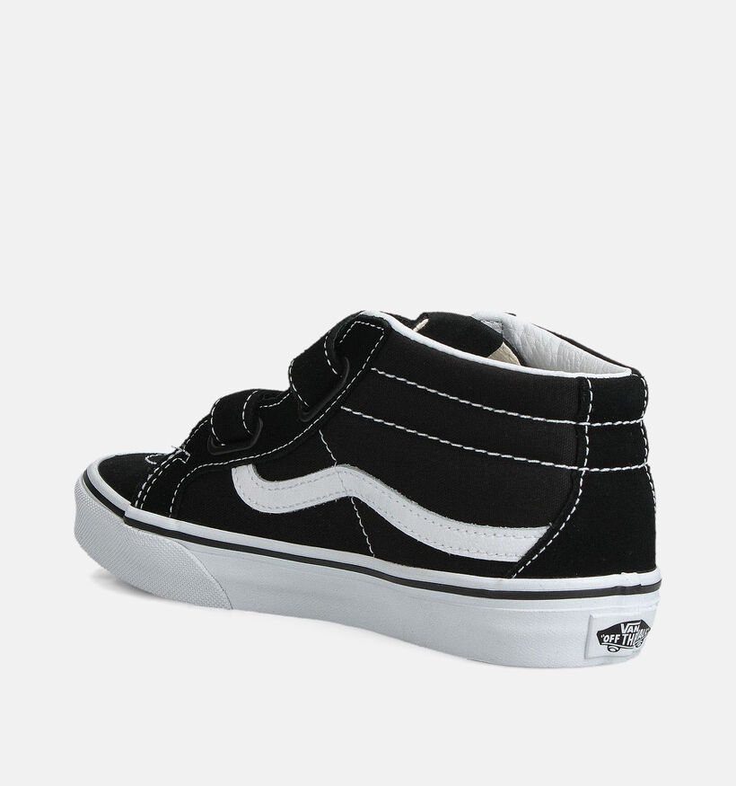 Vans SK8 Mid Reissue Baskets montantes en Noir pour filles, garçons (361167)