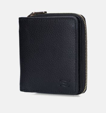 Crinkles Portemonnees Zwart/Oranje/Cognac/Bruin/Rood/Groen