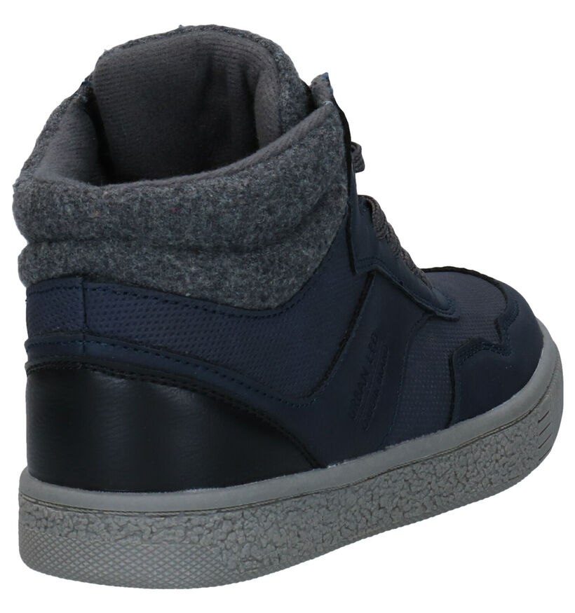 Sprox Blauwe Hoge Schoenen in kunstleer (291376)
