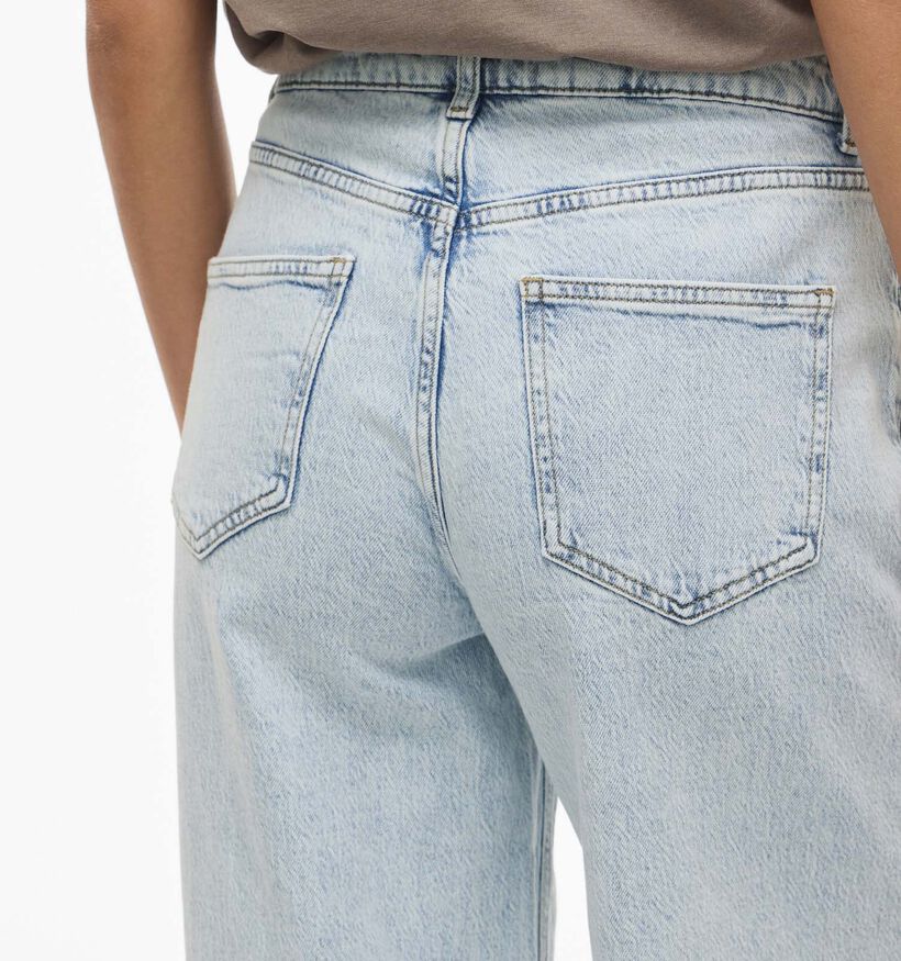 Vila Freya High Waisted Straight leg jeans L32 en Bleu pour femmes (368047)