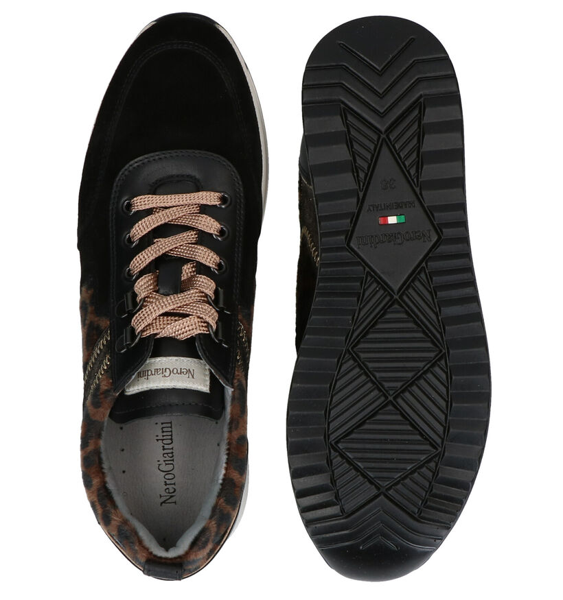 NeroGiardini Chaussures à lacets en Noir en cuir (289545)