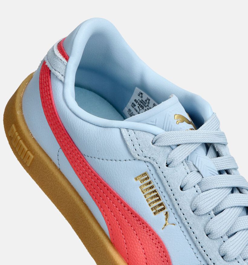Puma Club II Era Baskets basses en Bleu/Rouge pour filles (359290) - pour semelles orthopédiques