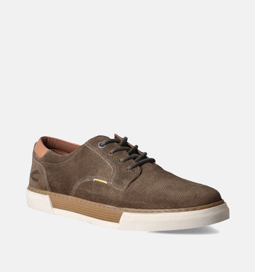 Camel Active Kaki Veterschoenen voor heren (355550) - geschikt voor steunzolen