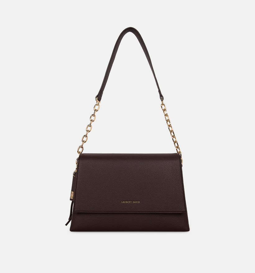 Laurent David Donkerbruine Crossbodytas voor dames (381549)