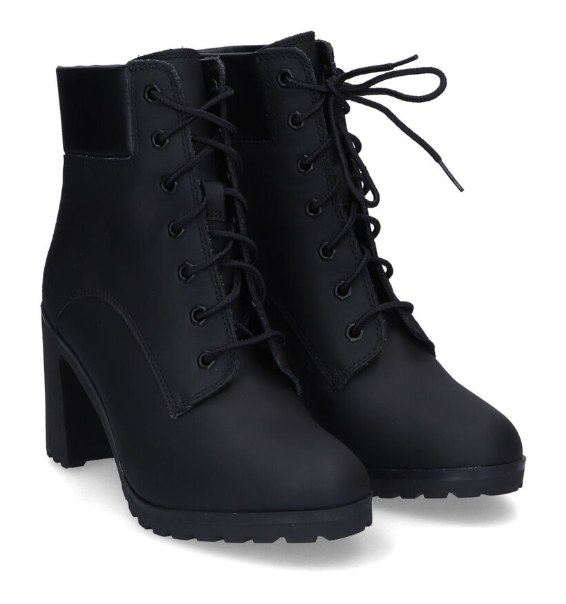 Timberland Allington 6In Lace Up Bottillons en Noir en cuir (313452)