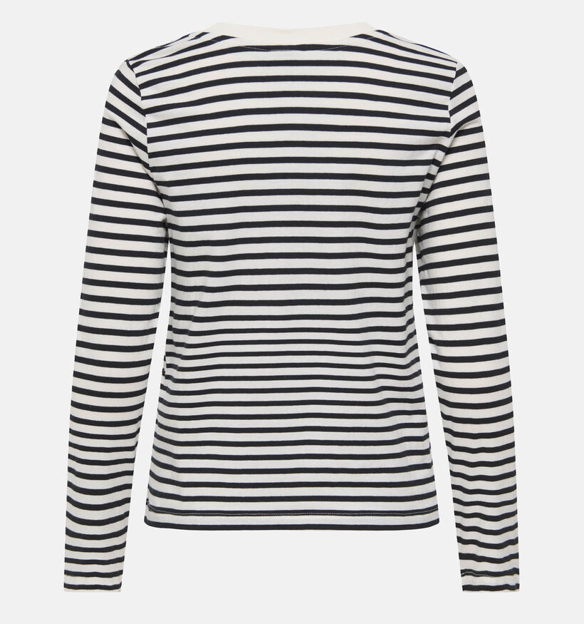 JDY Pisa Witte T-shirt met Lange Mouwen voor dames (382064)