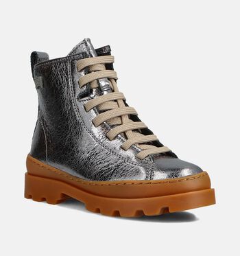Camper Boots Zwart/Cognac/Zilver