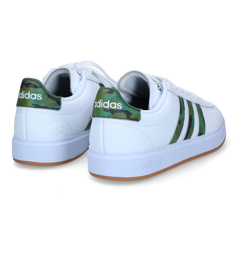 adidas Grand Court 2.0 Baskets en Blanc pour hommes, garçons (350086) - pour semelles orthopédiques