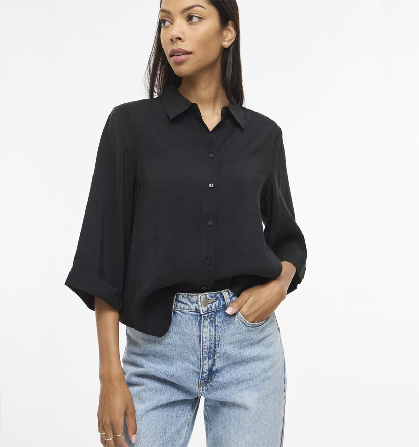 Vila Hula 3/4 Shirt Zwarte Hemd voor dames (368061)